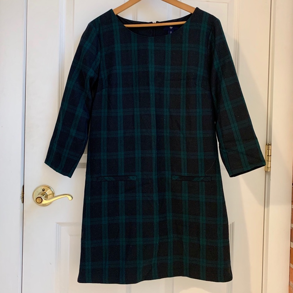 GAP Tartan Plaid Mini Dress, size 2
